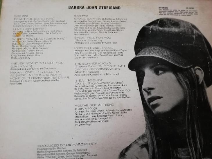 LP Barbra Joan Streisand  - Hudba