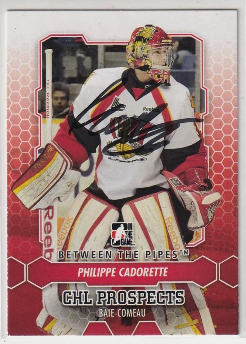 Od 0.00 € PHILIPPE CADORETTE - hokejová karta s podpisom - QMJHL - Hokejové karty