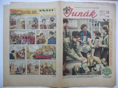 Časopis - Junák - ročník 28. - číslo 19 z roku 1946