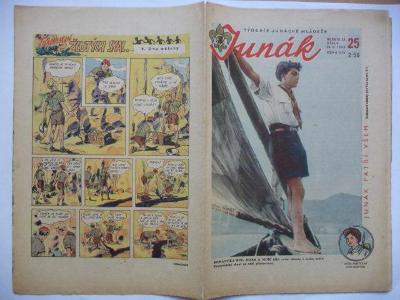 Časopis - Junák - ročník 28. - číslo 25 z května roku 1946