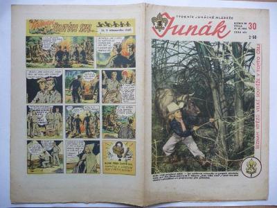 Časopis - Junák - ročník 28. - číslo 30 z června roku 1946