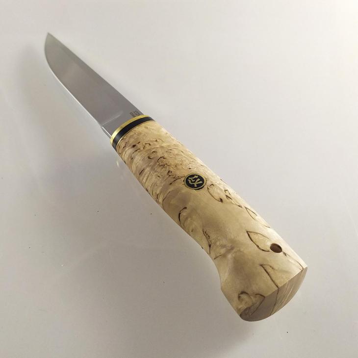 Vysoce kvalitní nůž Finský - LEMAX - H12MF - Karelská bříza - Sport a turistika