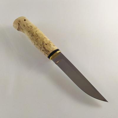 Vysoce kvalitní nůž Finský - LEMAX - H12MF - Karelská bříza