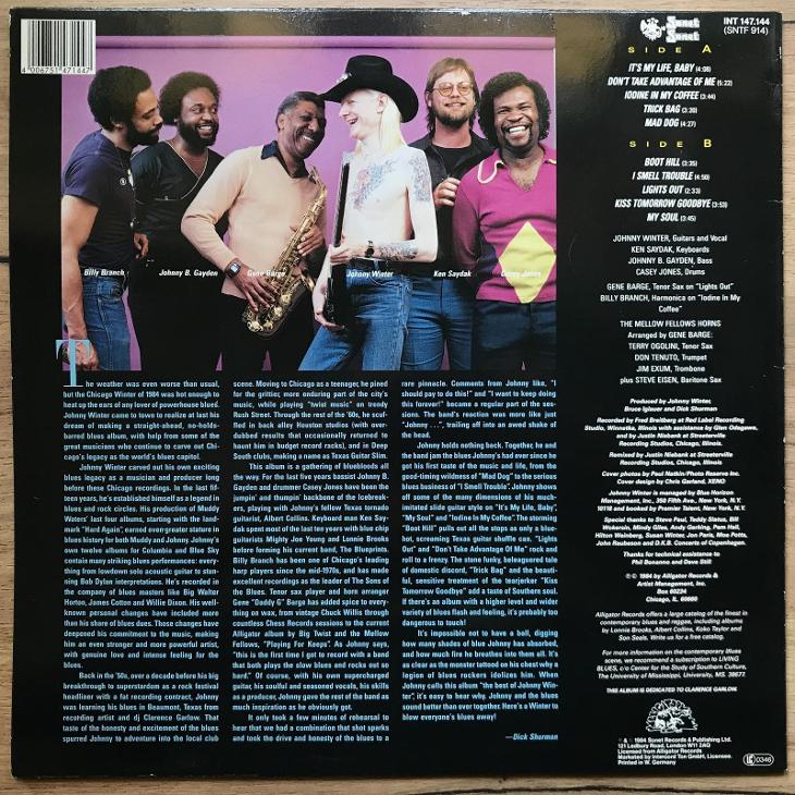JOHNNY WINTER - GUITAR SINGER - LP EX- Blues  - Hudba