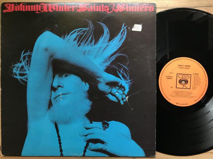 JOHNNY WINTER - SAINTS AND SINNERS - LP VG+ CBS - Hudba