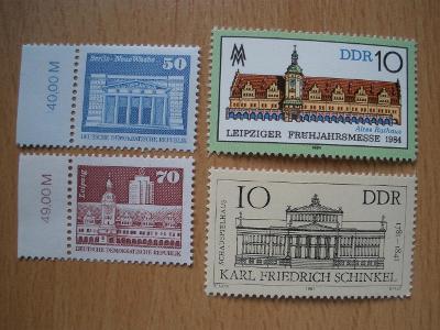 setík známek - NĚMECKO - DDR - nepoužité s lepem