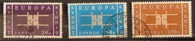 Kypr (Řecko), 1963 EVROPA, kompletní set!