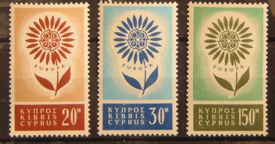 Kypr (Řecko), 1964 EVROPA, kompletní set **!