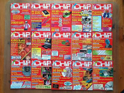 Prodám časopisy CHIP, celkem 43 čísel, 1x čtené, výborný stav.