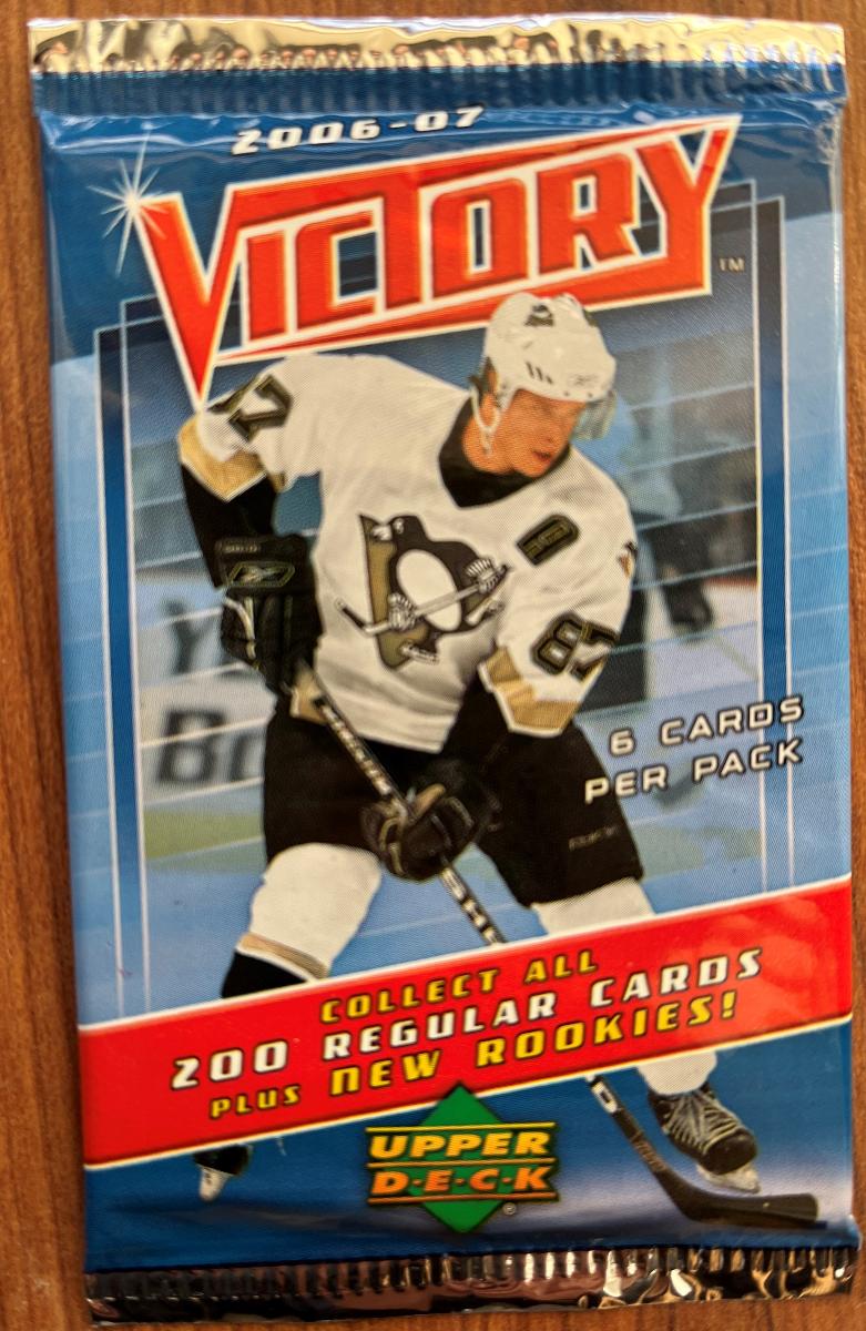 NHL VICTORY UPPER DECK 2006-07 balalíček - 6 karet - Hokejové karty