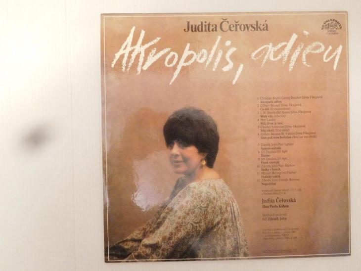 LPJUDITA ČEŘOVSKÁ - AKROPOLIS, ADIEU _ SUPRAPHON 1983