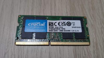 Crucial SO-DIMM 32GB DDR4 pro notebooky