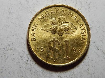 Malajsie 1 Dollar 1993 XF č36552 