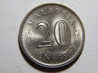 Malajsie 20 Sen 1977 UNC č30088