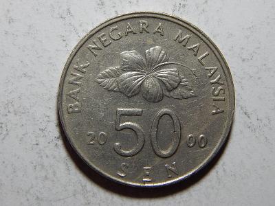 Malajsie 50 Sen 2000 XF č36563