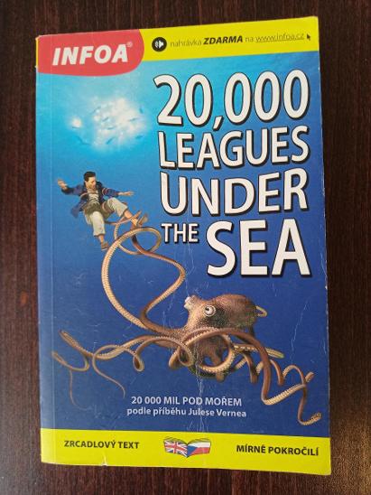 20,000 leagues under sea - 20 000 mil pod mořem - zrcadlový text - Cizojazyčné knihy