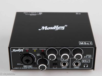Audio rozhraní Moukey MSc1 USB 3.0, 48V 24bit /Phantom/ od 1Kč