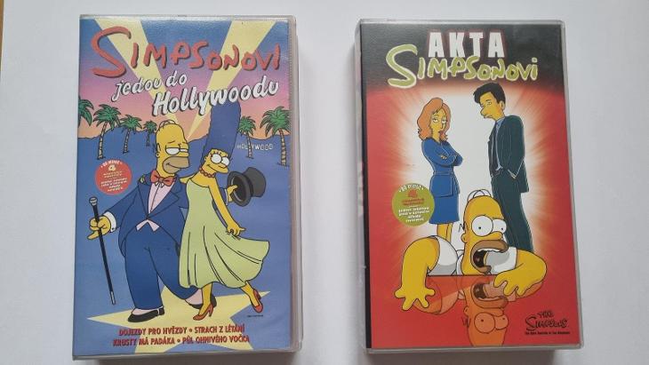 Simpsonovi 2x Vhs Original Aukro