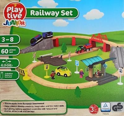 Playtive Junior dřevěná železnice