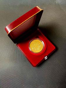 Zlatá mince - město Cheb - proof