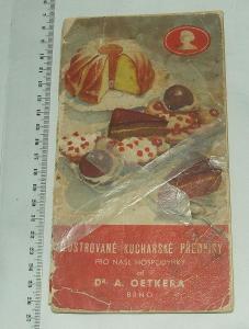 Ilustrované kuchařské předpisy pro hospodyňky od Dr. A. Oetkera - 1937