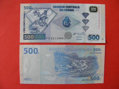 500  Francs 4.1.2002 Congo Dem. Rep. - P96a - UNC -  /K38/