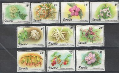 ** RWANDA série flora 1981