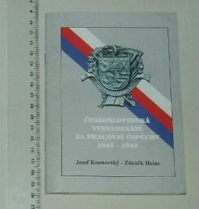 Československá vyznamenání za pracovní úspěchy 1945 - 1949 