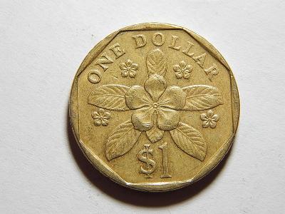 Singapur 1 Dollar 1989 XF č29890