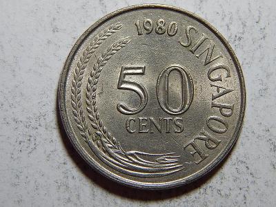 Singapur 50 Cents 1980 XF č36610