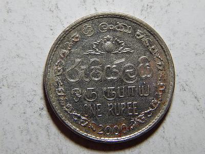 Srí Lanka 1 Rupee 2000 XF č36553 