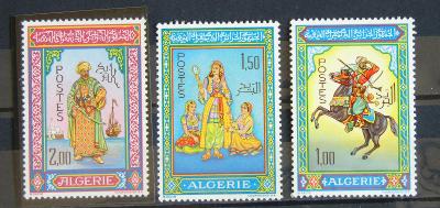 Alžířsko, 1966 Mohamed Racim miniatury, kompletní set **!