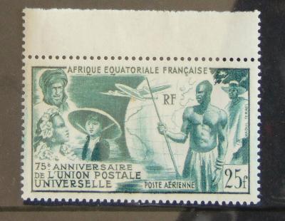 Francouzská rovníková Afrika (Fr kolonie), 1949 letecká pošta, **/*!