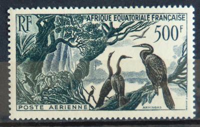 Francouzská rovníková Afrika (Fr kolonie), 1953 letecká pošta *!