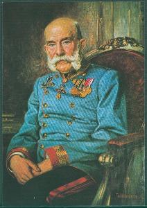 30A895 Císař Franz Josef, novodobá pohlednice
