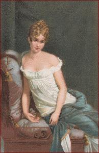 Žena * Madame Recamier, portrét, umělecká, sign. Gérard * M3627
