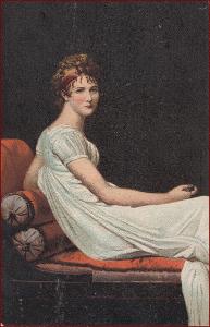 Žena * Madame Recamier, portrét, umělecká, sign. Gérard * M3649