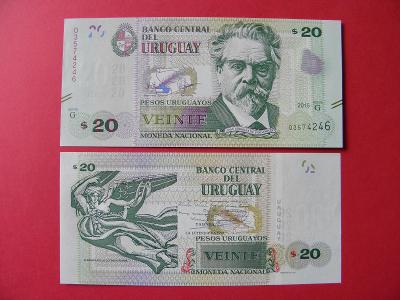 20 Pesos Uruguayos 2015 Uruguay - P93 - UNC - /V61/