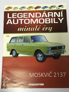 časopis Legendární automobily minulé éry č.44 Moskvič 2137 bez modelu!