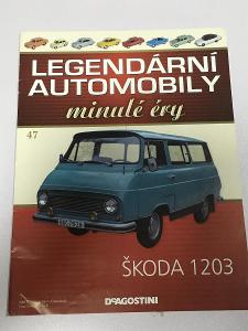 časopis Legendární automobily minulé éry č.47 Škoda 1203 - bez modelu!