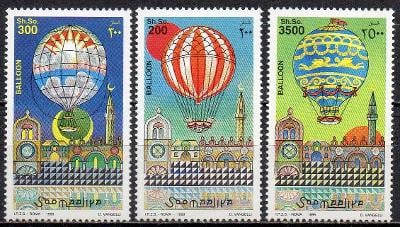 Somálsko-Horkovzdušné balóny 1999**  Mi.750-752 / 13 €