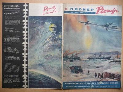 Časopis - Pionýr - ročník 4. - číslo 11 z listopadu roku 1957