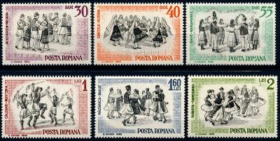 Rumunsko 1966 **/Mi. 2487-92 , komplet , /L22/