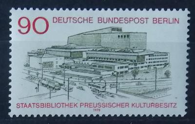 Berlín 1978 Otevření národní knihovny