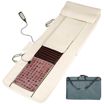 tectake 400601 masážní matrace shiatsu s vyhřívací nefritovou poduškou
