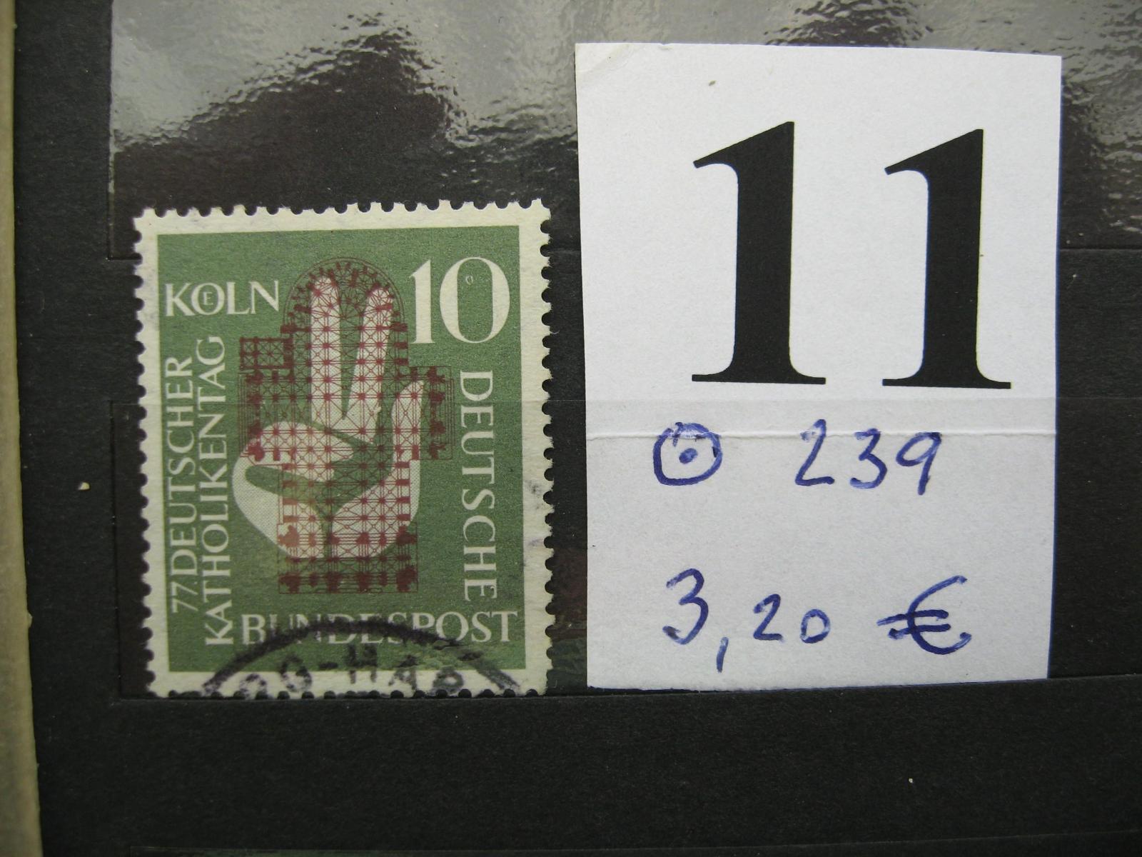 239 -  77. Německý katolický den - KOLÍN - hodnotná  známka - H-31 - Známky Německo