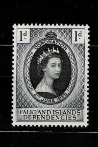 Falkland Isl. Dependencies 1953* korunovace - Nr.Z06