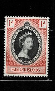 Falkland Is. 1953** korunovace - Nr.Z06