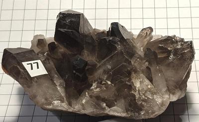 ZA-77 Záhněda, krystalová drůza cca 595g