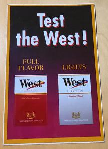 Samolepka Test the West!